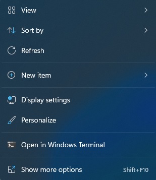 acrylic context menu-Insider Preview Build Update 22000.71