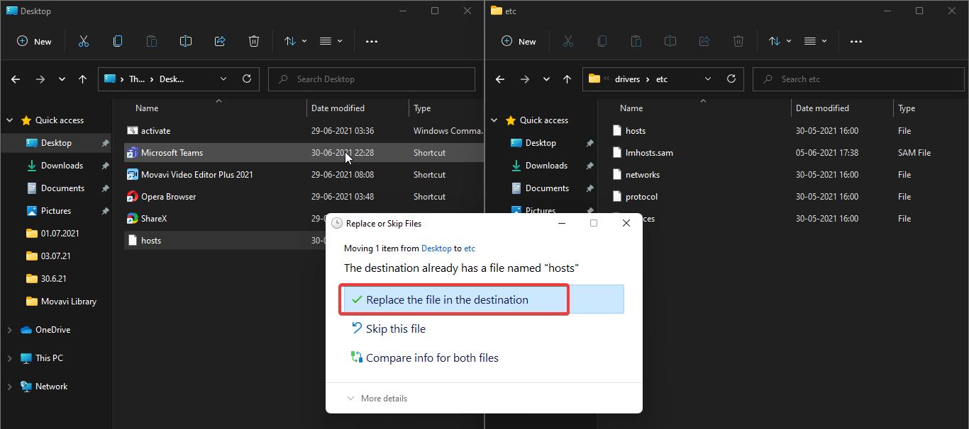 Edit Hosts file easily in Windows 11