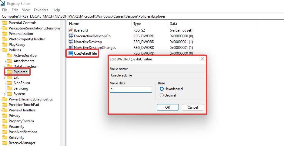 Apply default User Account to all the users in WIndows 11 using Registry