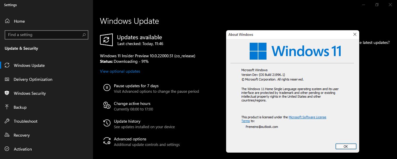 Leaked Version of Windows 11 is getting Insider Preview Build update ...
