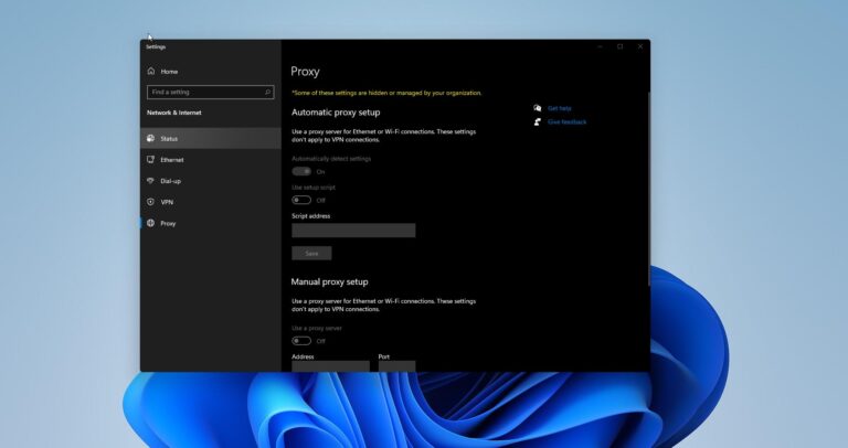 How to prevent Users from Changing Proxy Settings in Windows 11 ...