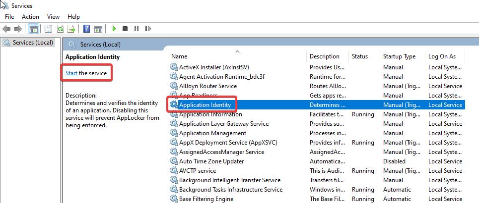 Application identity Prevent Users from Decrypting BitLocker