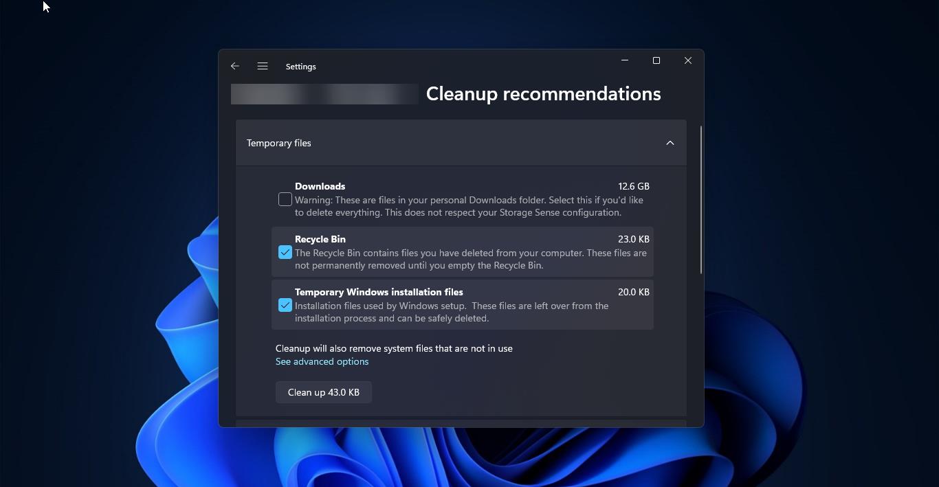 clean up recommendations feature image