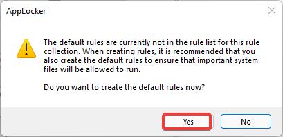 click on yes, Prevent Users from Decrypting BitLocker