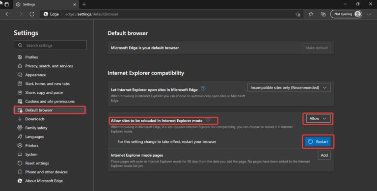 How to Enable Internet Explorer Mode in Edge on Windows 11? - Technore