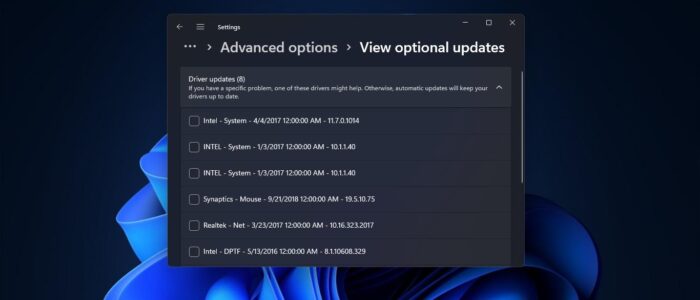 disable automatic driver updates in windows 11