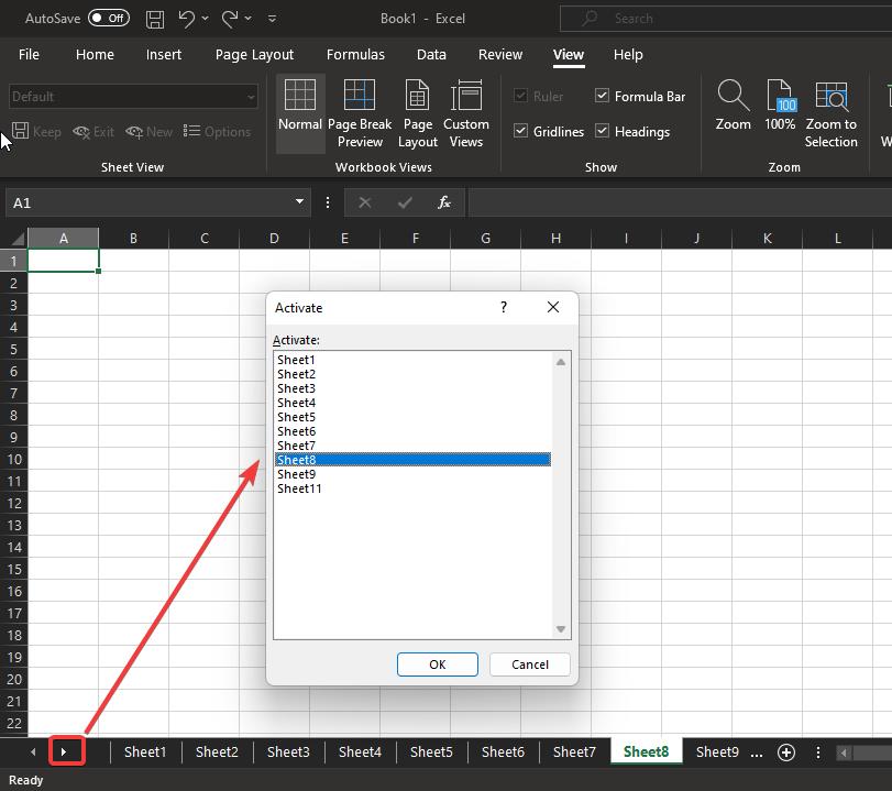 fix sheet tabs missing in microsoft excel technoresult