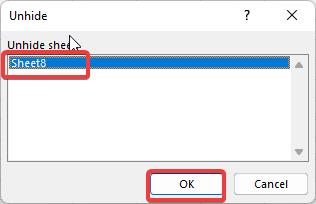 unhide sheets- fix Sheet Tabs Missing In Microsoft Excel