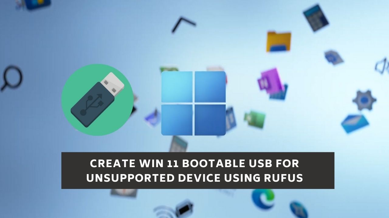 create win 11 bootable usb