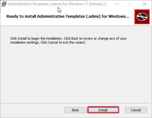 Install Administrative Templates for Windows 11