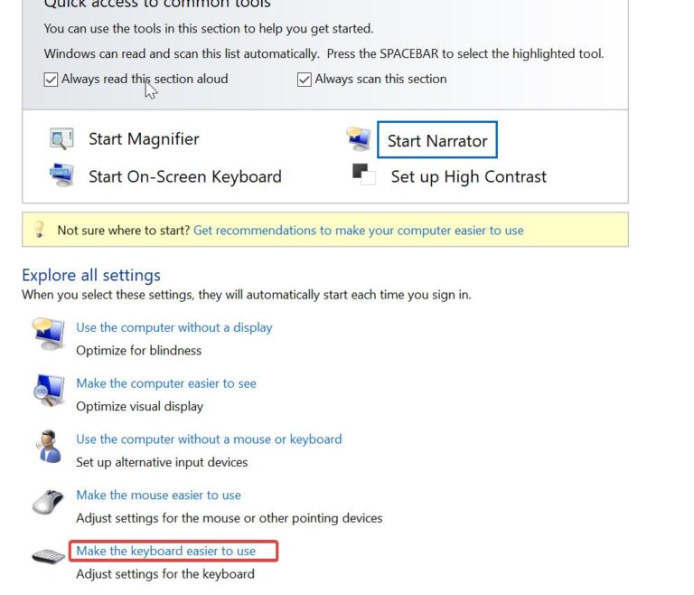 How to Disable Sticky Keys in Windows 11? - Technoresult