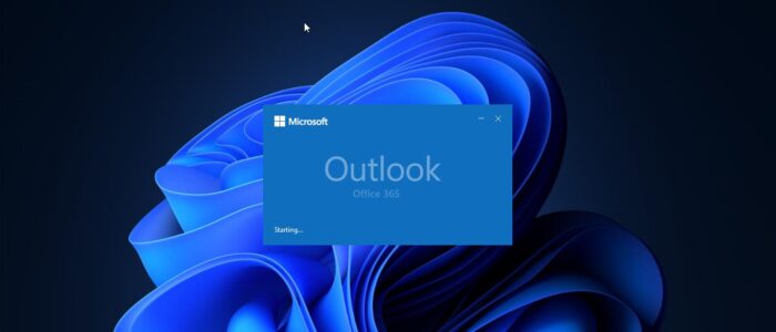 outlook closing automatically