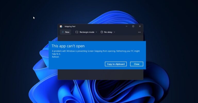 How To Fix Snipping Tool Can’t Open Error In Windows 11? - Technoresult