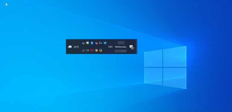 How to Display Notification area icons in Two Rows in Windows 11 ...