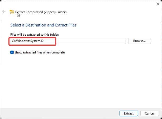 Extract to system32 folder-Enable Settings Home Page