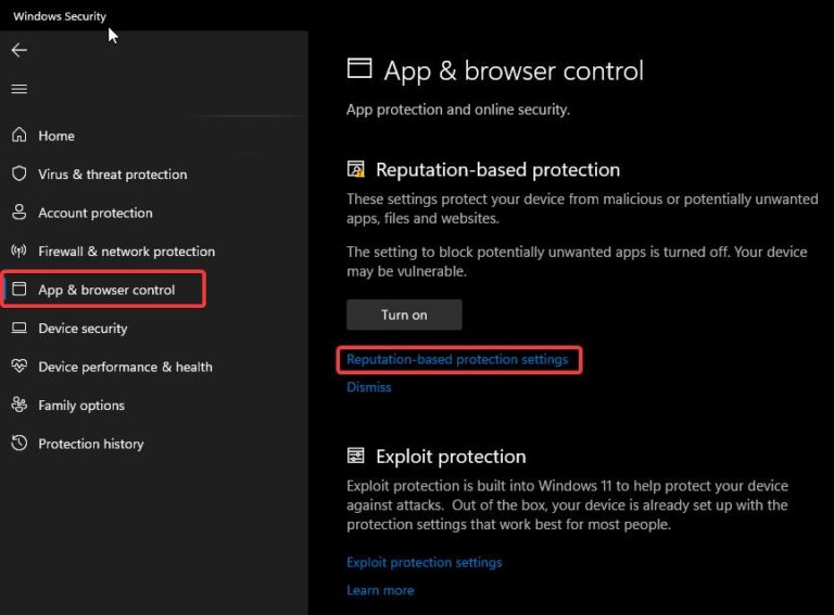 How to disable Defender Smart Screen in Windows 11? - Technoresult