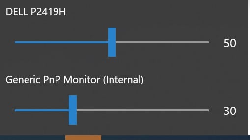Adjust Brightness on External Monitor