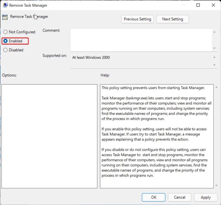 How to Remove Task Manager from CTRL+ALT+DEL Screen? - Technoresult