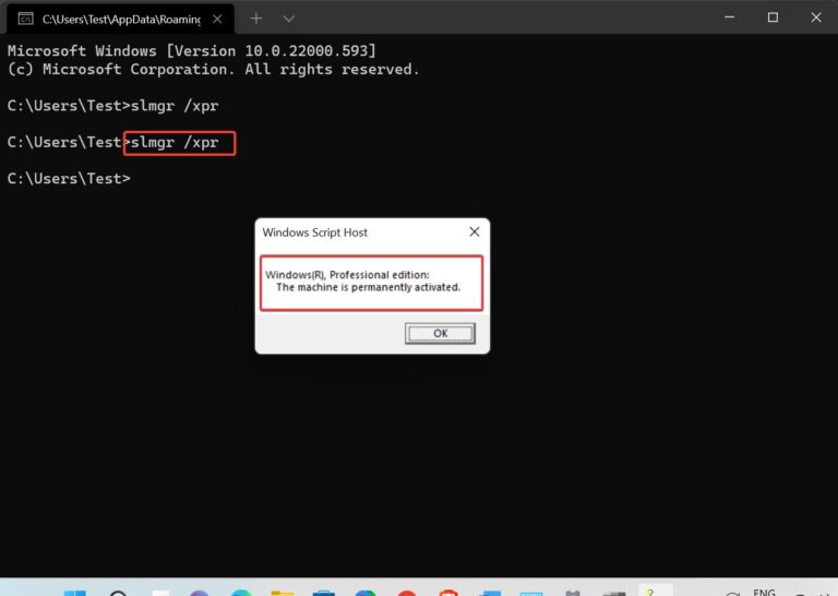 How To Check Activation Status Using Cmd In Windows 11 Technoresult 7906
