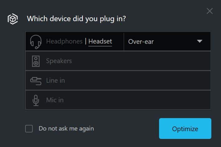 choose headset over ear