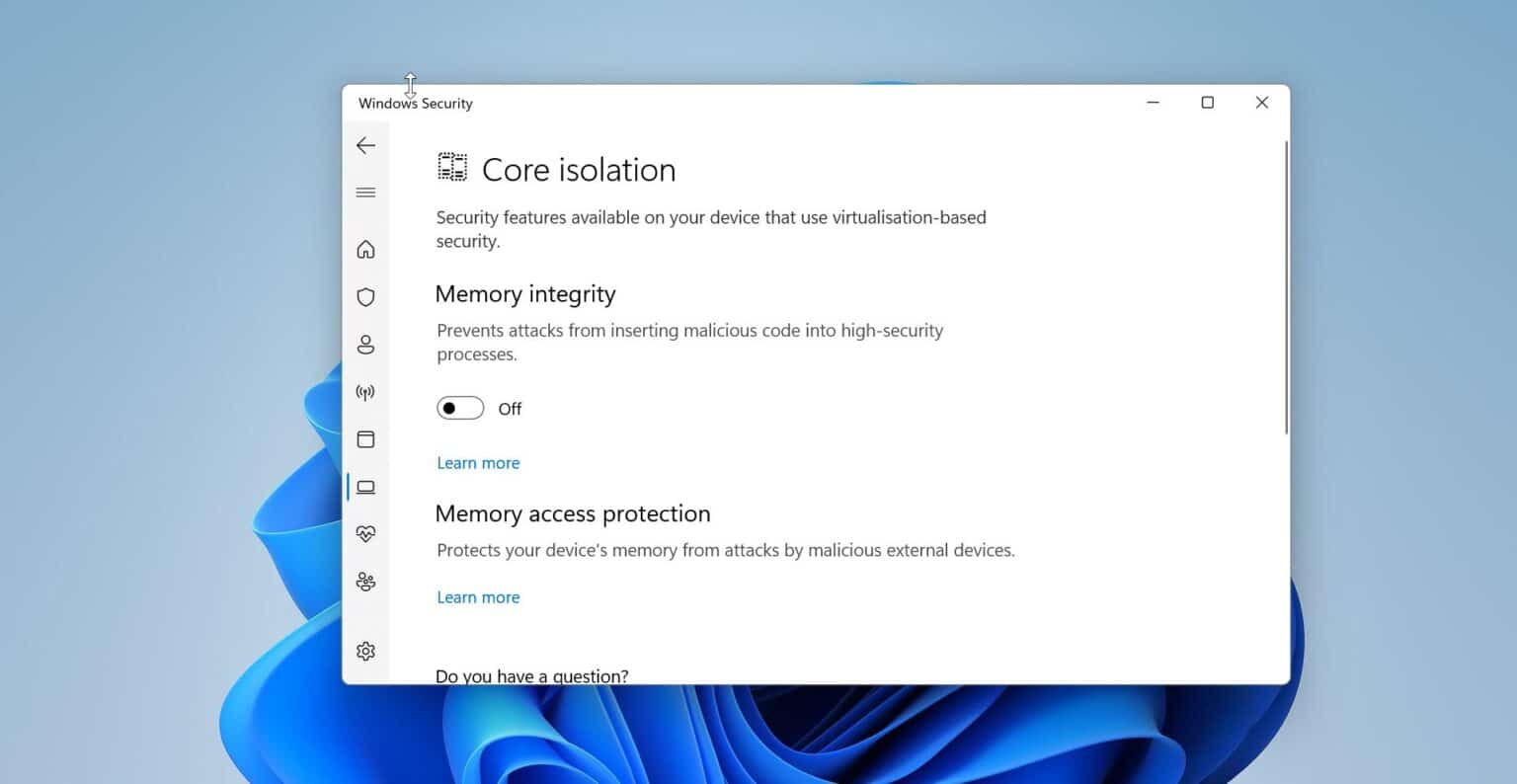 How to Enable or Disable Memory Integrity in Windows 11? - Technoresult