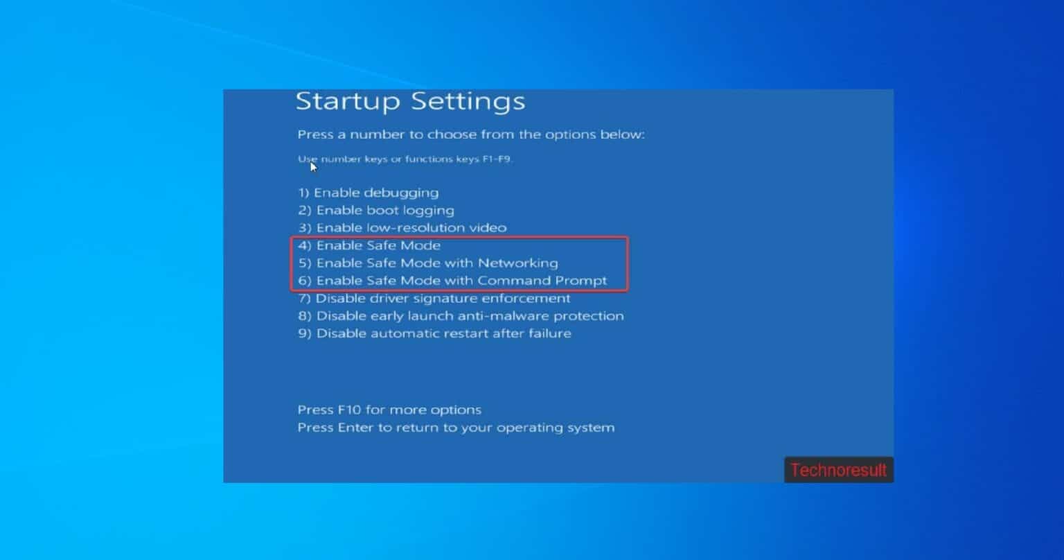 Number of Ways to Enter Safe Mode in Windows 11 Technoresult