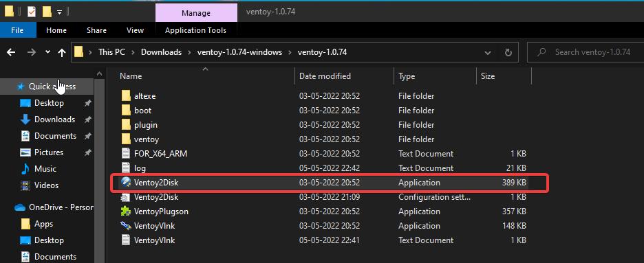 free instal Ventoy 1.0.93