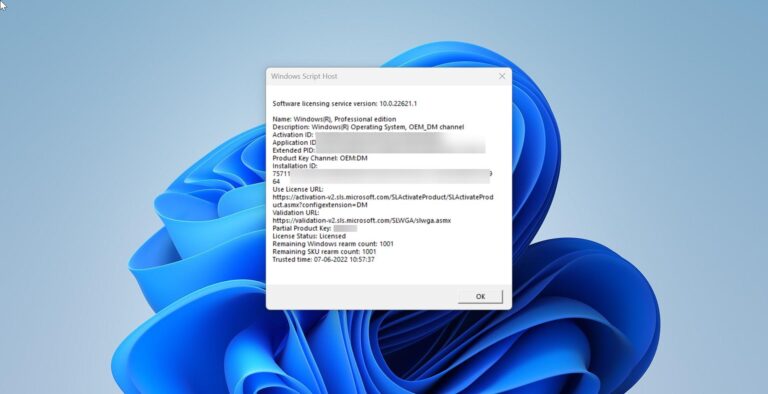 How to Check Current License details of Windows 10/11?