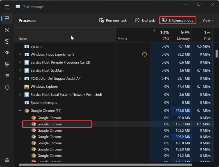 How To Enable Efficiency Mode In Windows 11 Task Manager? - Technoresult