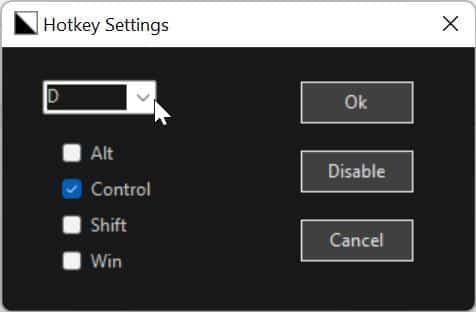 Shortcut key to switch between Dark and light modes