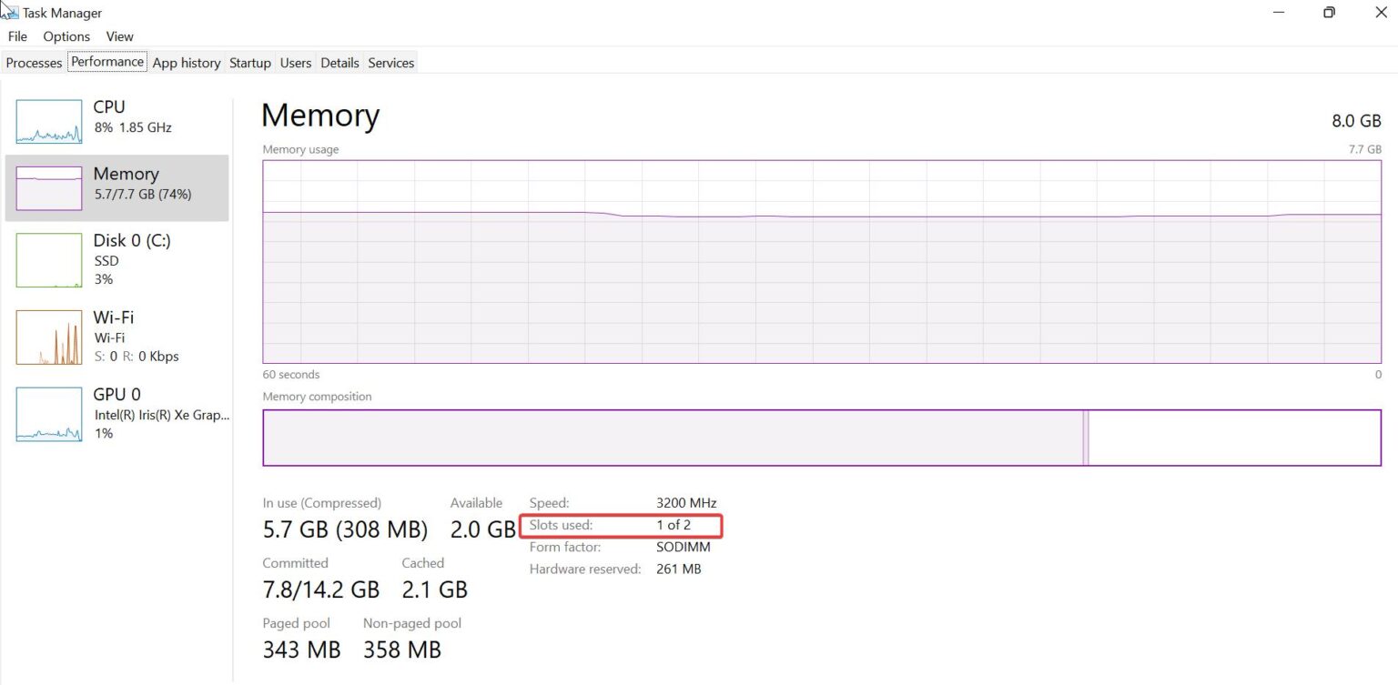 How to find Available RAM memory slots on Windows 11? - Technoresult