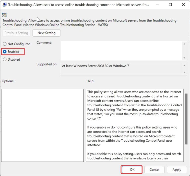 Fix Troubleshooting has been disabled by Group Policy in Windows 11/10 ...