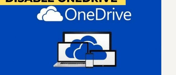 Disable OneDrive