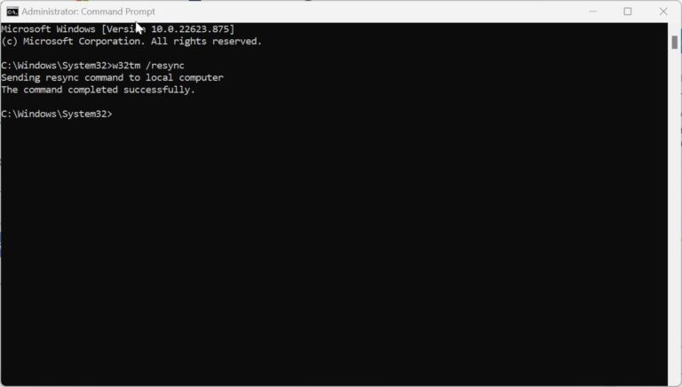 how-to-sync-clock-using-command-prompt-in-windows-11-technoresult