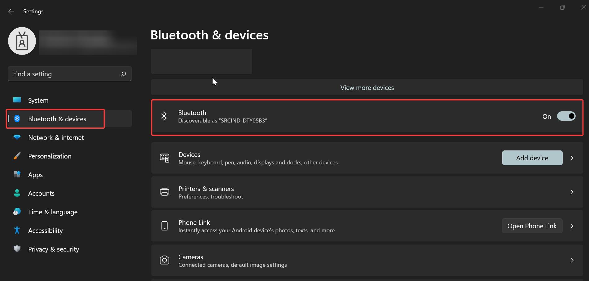 fix Bluetooth icon missing using Bluetooth option