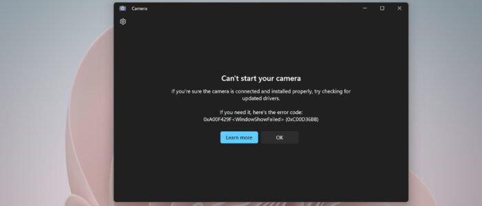 cant start your camera feature image