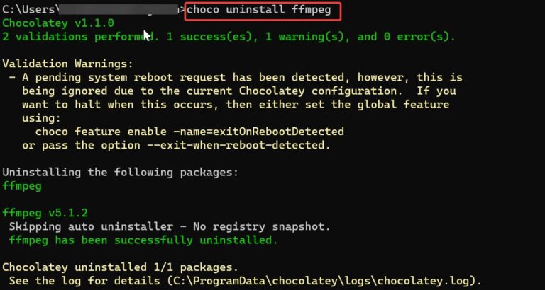 How to install FFmpeg using Command Prompt in Windows 11/10? - Technoresult