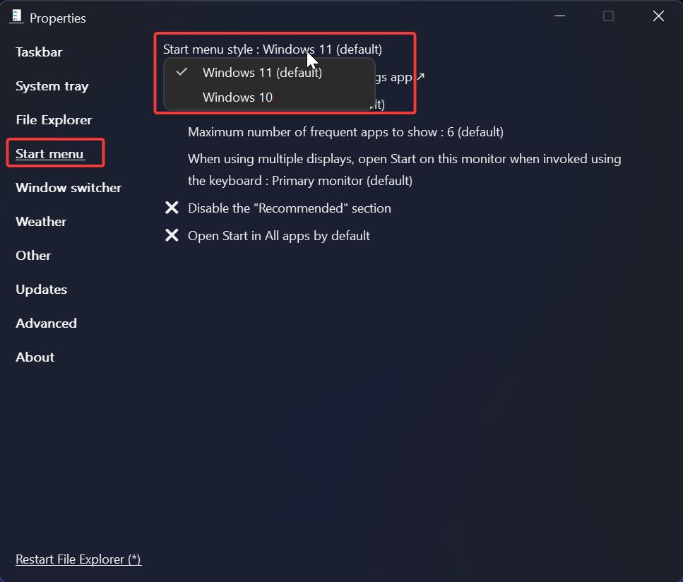 Restore Classic Windows 10 start menu-taskbar