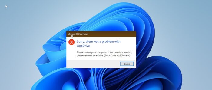 OneDrive error feature image