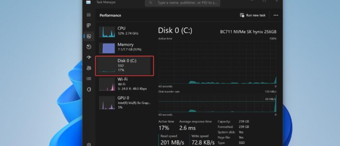 SSD speed using command prompt feature image