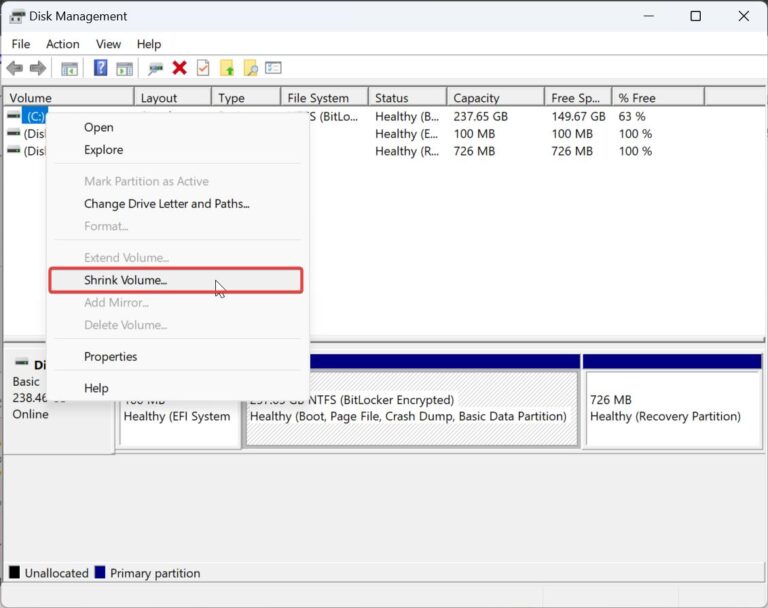 How to Shrink Drive in Windows 11 using Command Prompt? Technoresult