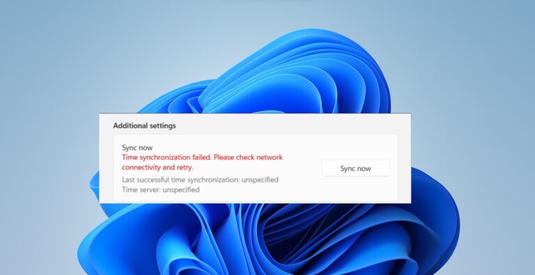 Fix Time Synchronization failed error in Windows 11/10 - Technoresult