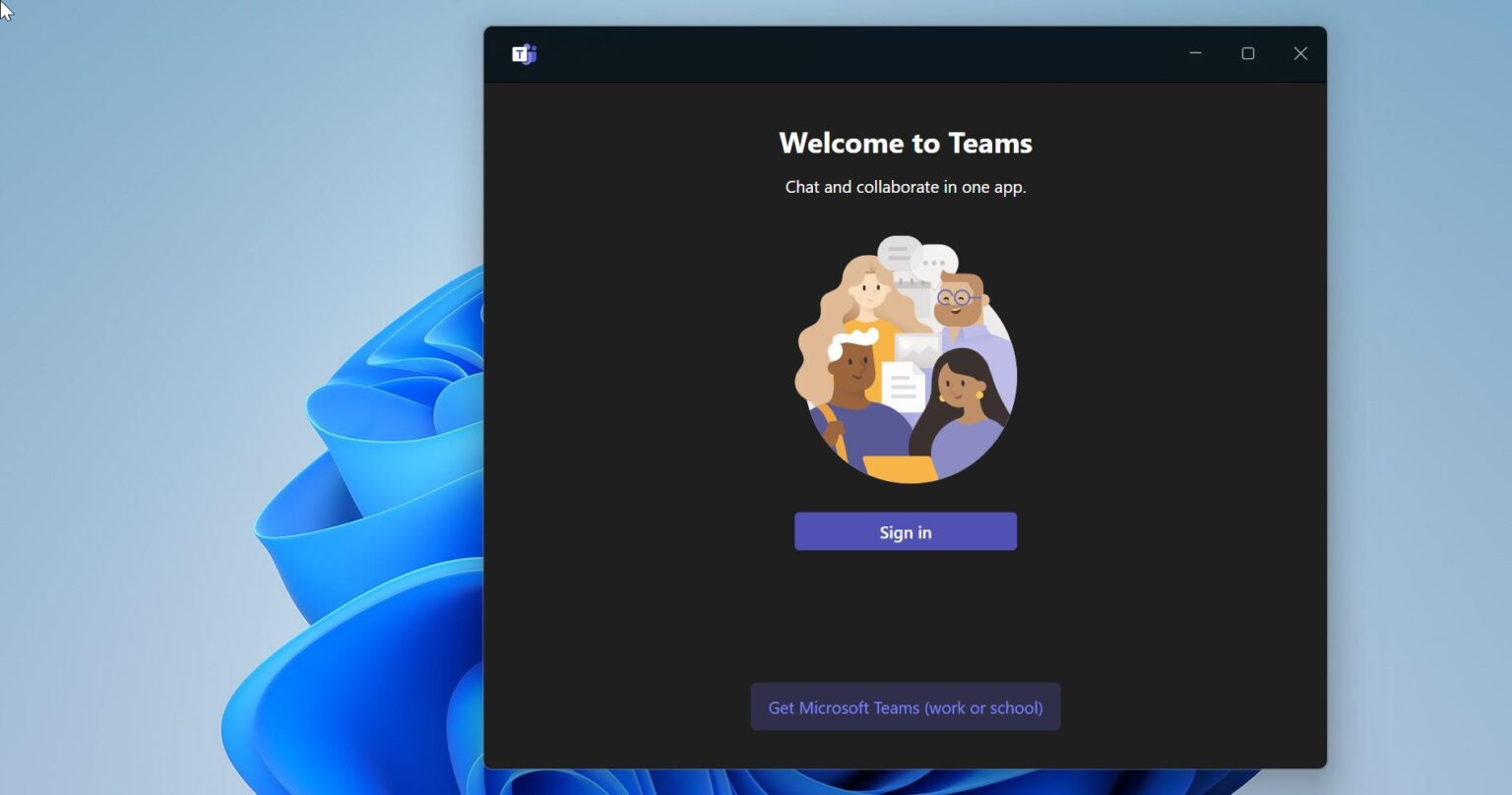 microsoft teams app not opening windows 11