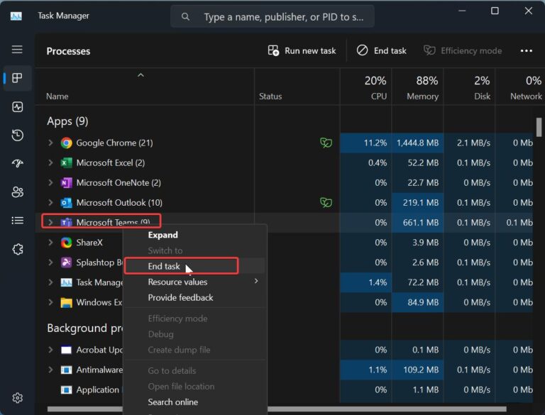 Fix microsoft teams app not opening in windows 11 technoresult
