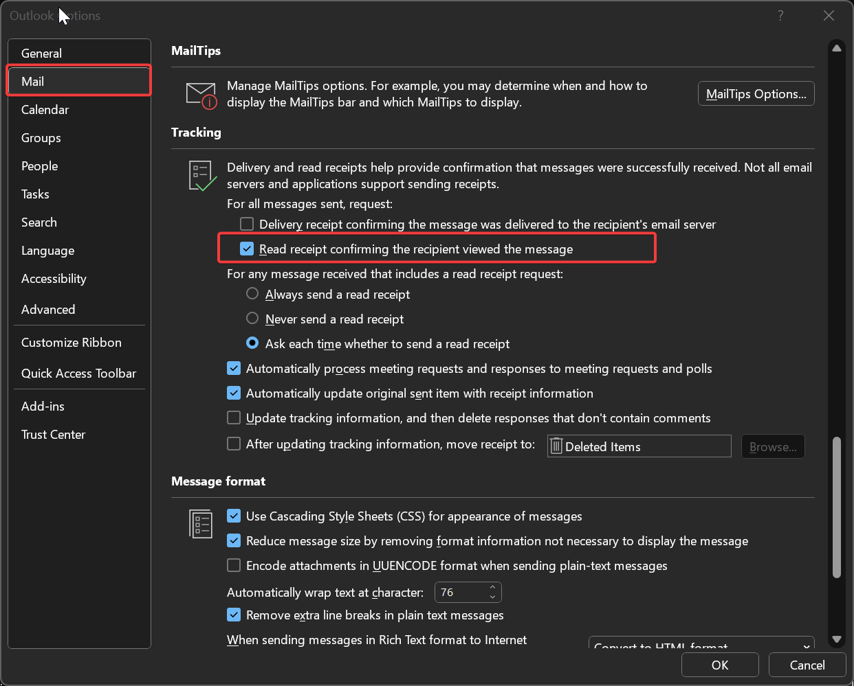 how-to-enable-read-receipts-for-mail-in-outlook-technoresult