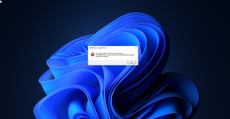 Fix vcruntime140.dll was not found error on Windows 11