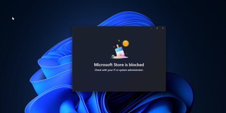 Fix Microsoft Store is blocked by IT in Windows 11