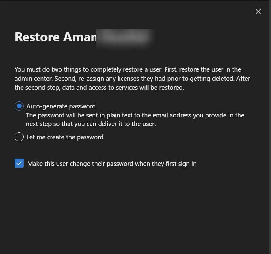 Remove Recurring Meetings Scheduled by former employee-Restore deleted users