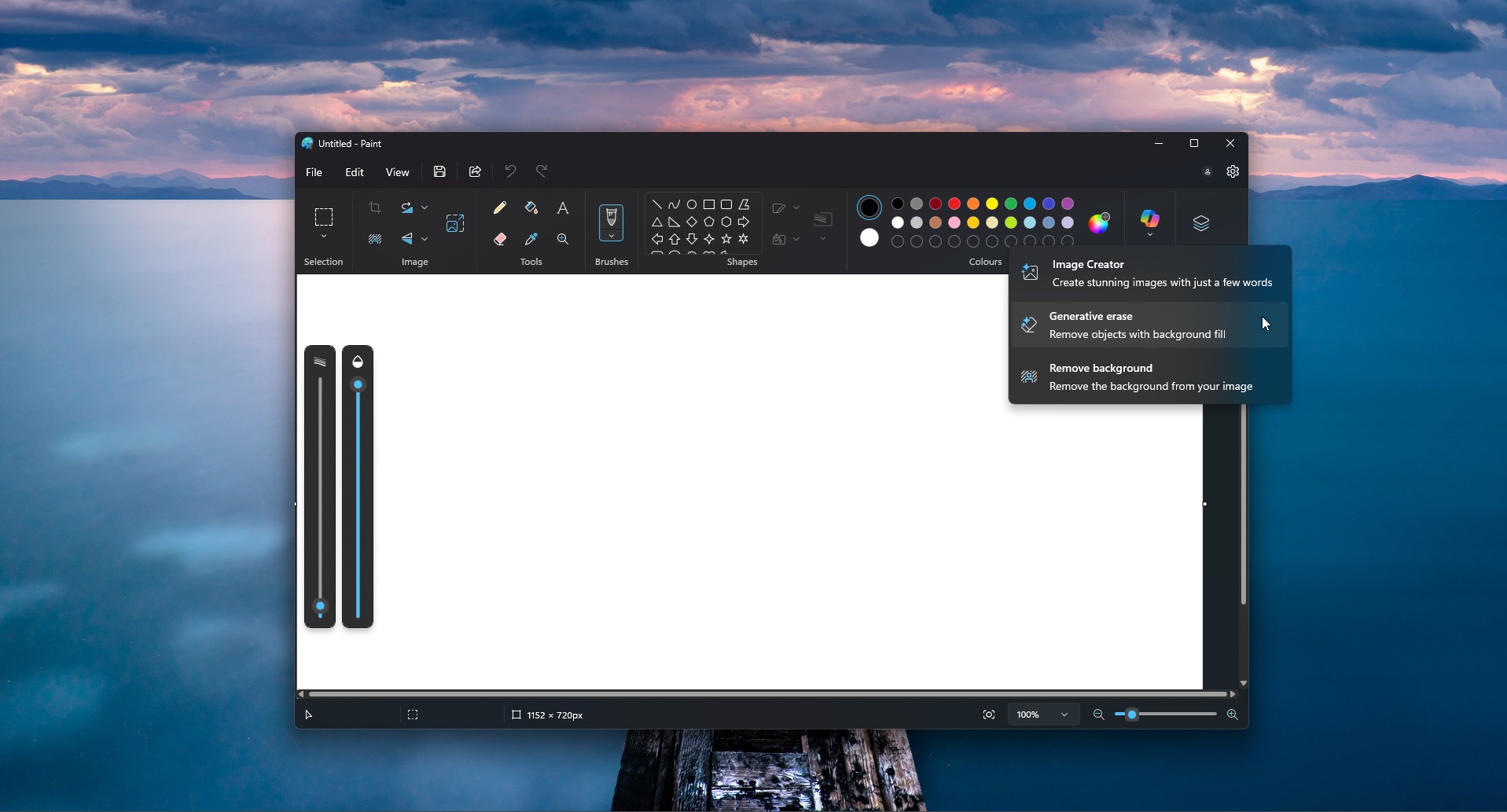 Disable AI features in Paint app